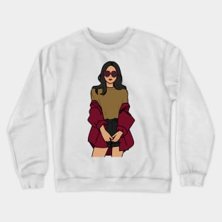 Fashion girl Crewneck Sweatshirt